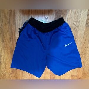 Nike Dri-FIT Royal Blue Shorts with Black Waistband Size Large Athletic Shorts